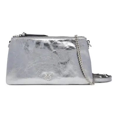 PINKO Torebka Double Mini Al PLTT A2OT Srebrny