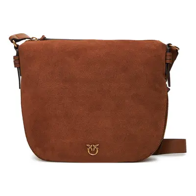 PINKO Torebka Hobo Zip Around Classic Al PLTT A2JH Brązowy