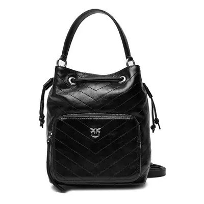 PINKO Torebka Cargo Bucket Vitello Al PLTT A2JC Czarny