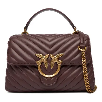 PINKO Torebka Love Lady Puff Mini Cl Al PLTT A0GK Bordowy