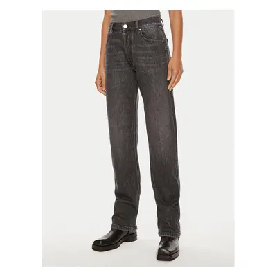 Pinko Jeansy Leyda 103882 A20U Czarny Loose Fit