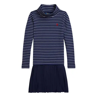 Polo Ralph Lauren Sukienka dzianinowa 312980676001 Granatowy Regular Fit