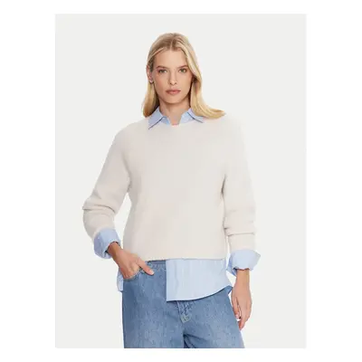 Marella Sweter Tania 2523366352 Écru Regular Fit