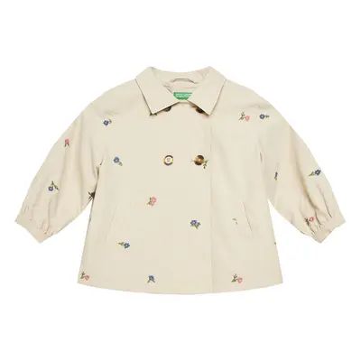 United Colors Of Benetton Płaszcz przejściowy 253WGN03T Beżowy Regular Fit