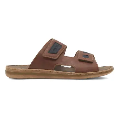 Rieker Klapki Brązowy