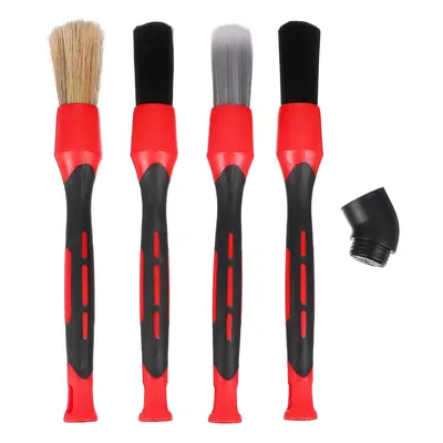 Zestaw precyzyjnych szczotek z wymiennymi nasadkami do czyszczenia samochodu CAR DETAILING BRUSH