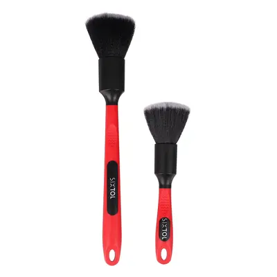 Zestaw precyzyjnych szczotek do czyszczenia samochodu z ergonomiczną rączką CAR DETAILING BRUSH 