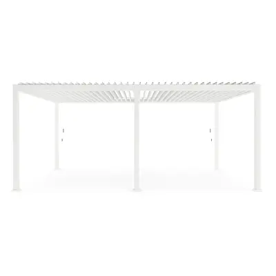 Zadaszenie tarasu - pergola OCEAN 600x360 Bizzotto białe aluminium