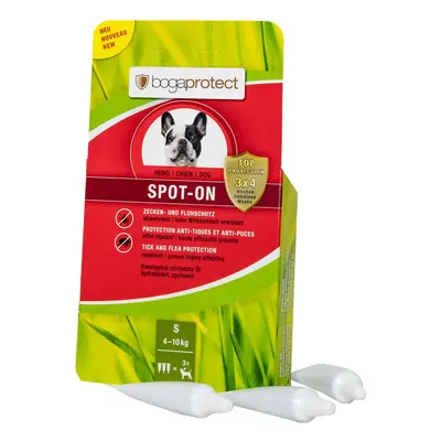 BOGAR Bogaprotect® Spot-on S (4-10 kg) - krople na pchły i kleszcze dla psa - 3x1.2ml