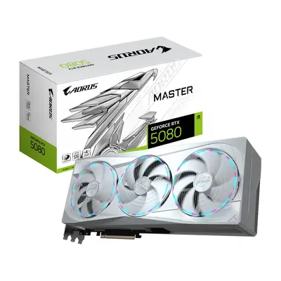 GIGABYTE AORUS GeForce RTX 5080 MASTER ICE GV-N5080AORUSM ICE-16GD