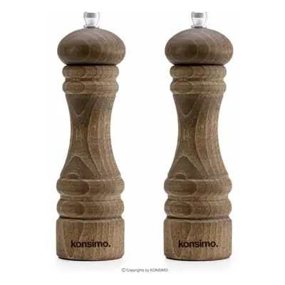 Zestaw młynków 18 cm, 2 szt. orzech olejowany MILOS